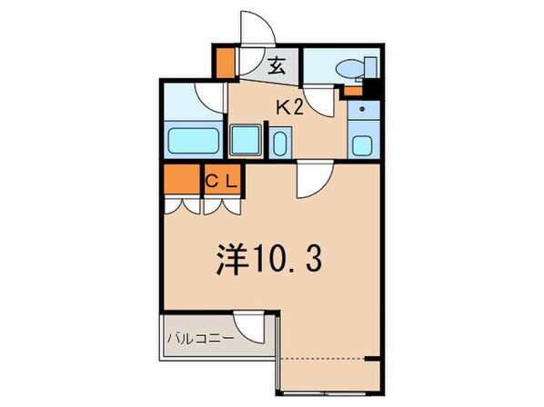 ディアレンス西麻布の物件間取画像